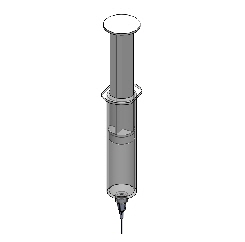 Syringe extruding